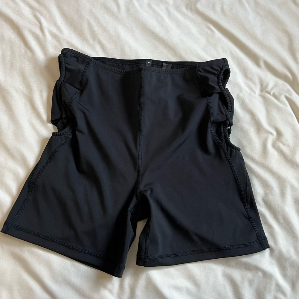Savage X Fenty Cutout Ruched Bike Shorts